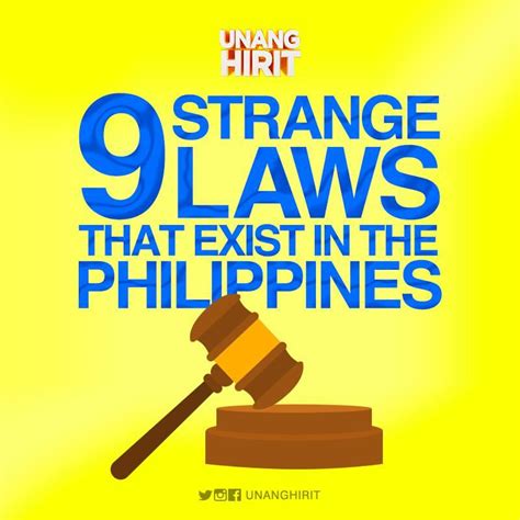 9 strange laws that exist in the philippines